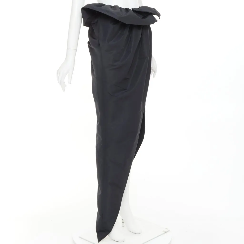 Alexandre Vauthier Black Silk Skirt Black Silk Very good - Inside View