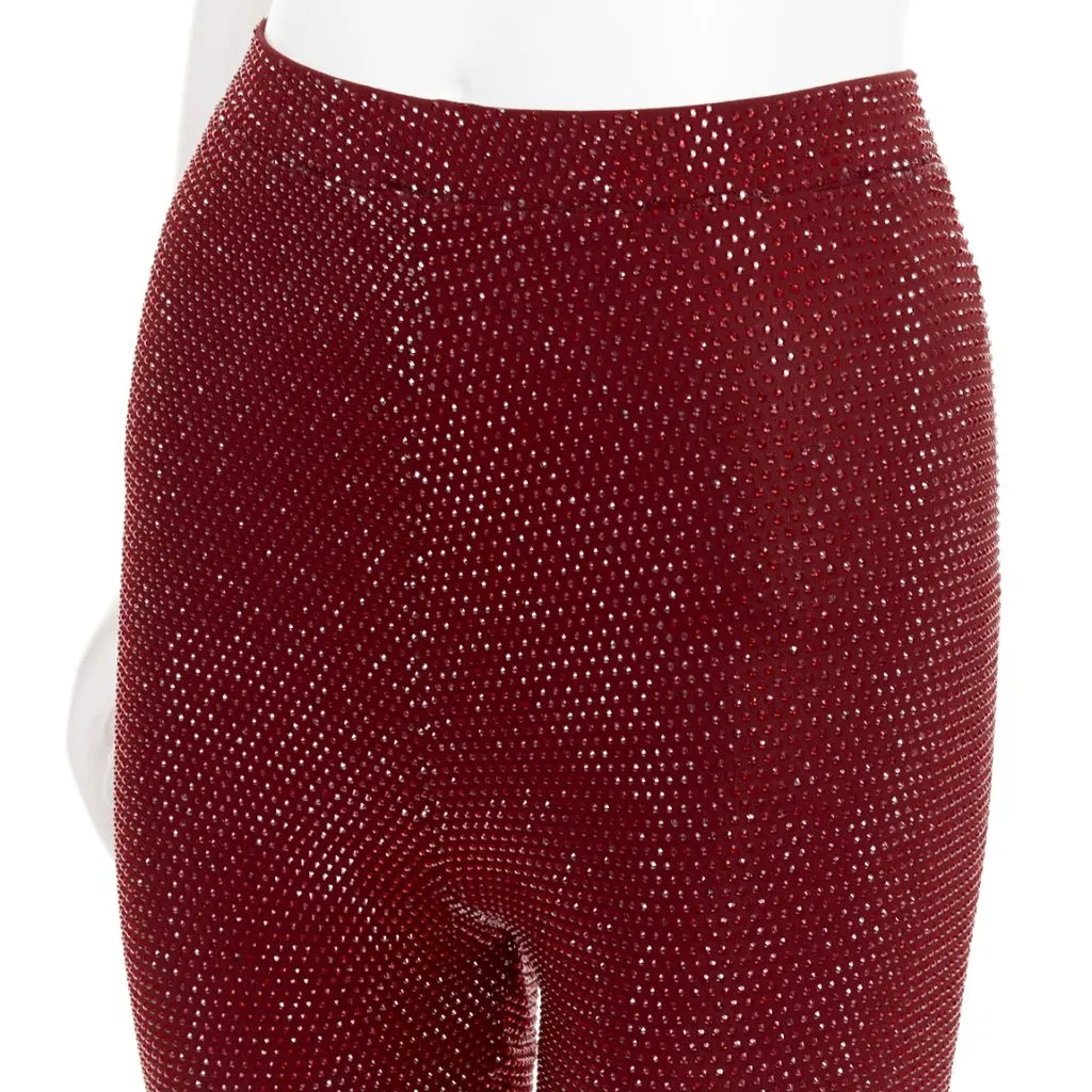 Alexandre Vauthier Burgundy Trouser Burgundy Very good - Back View