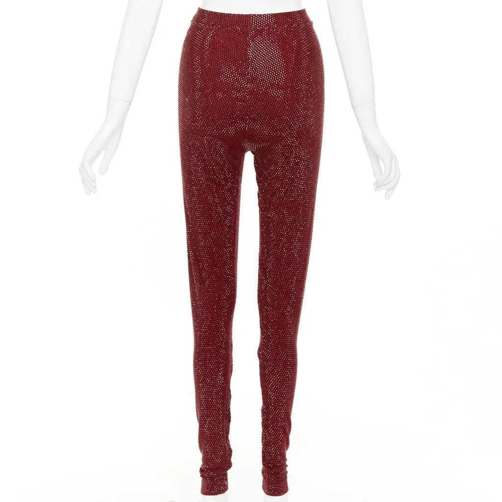Alexandre Vauthier Burgundy Trouser Burgundy Very good - Box View