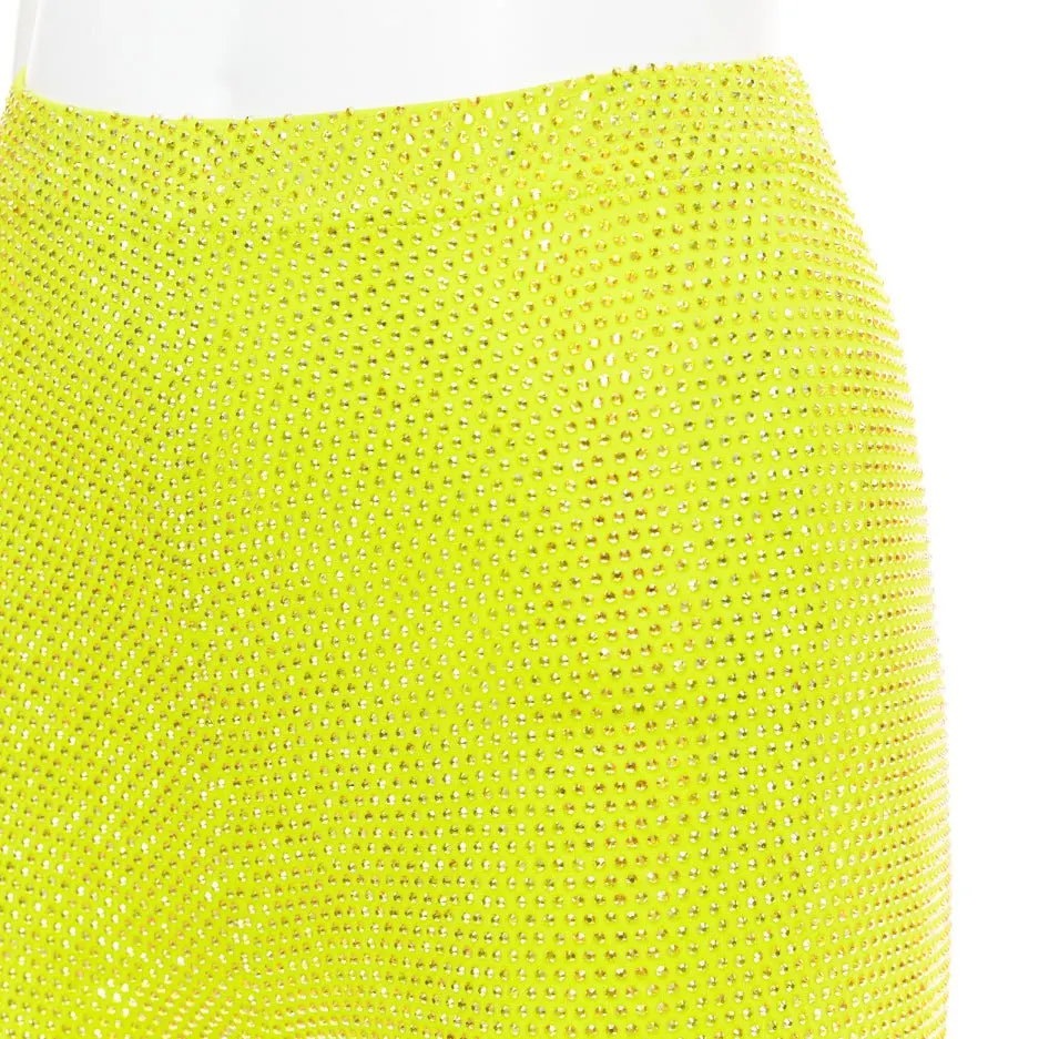 Alexandre Vauthier Yellow Viscose Trouser Yellow Viscose Very good - Back View