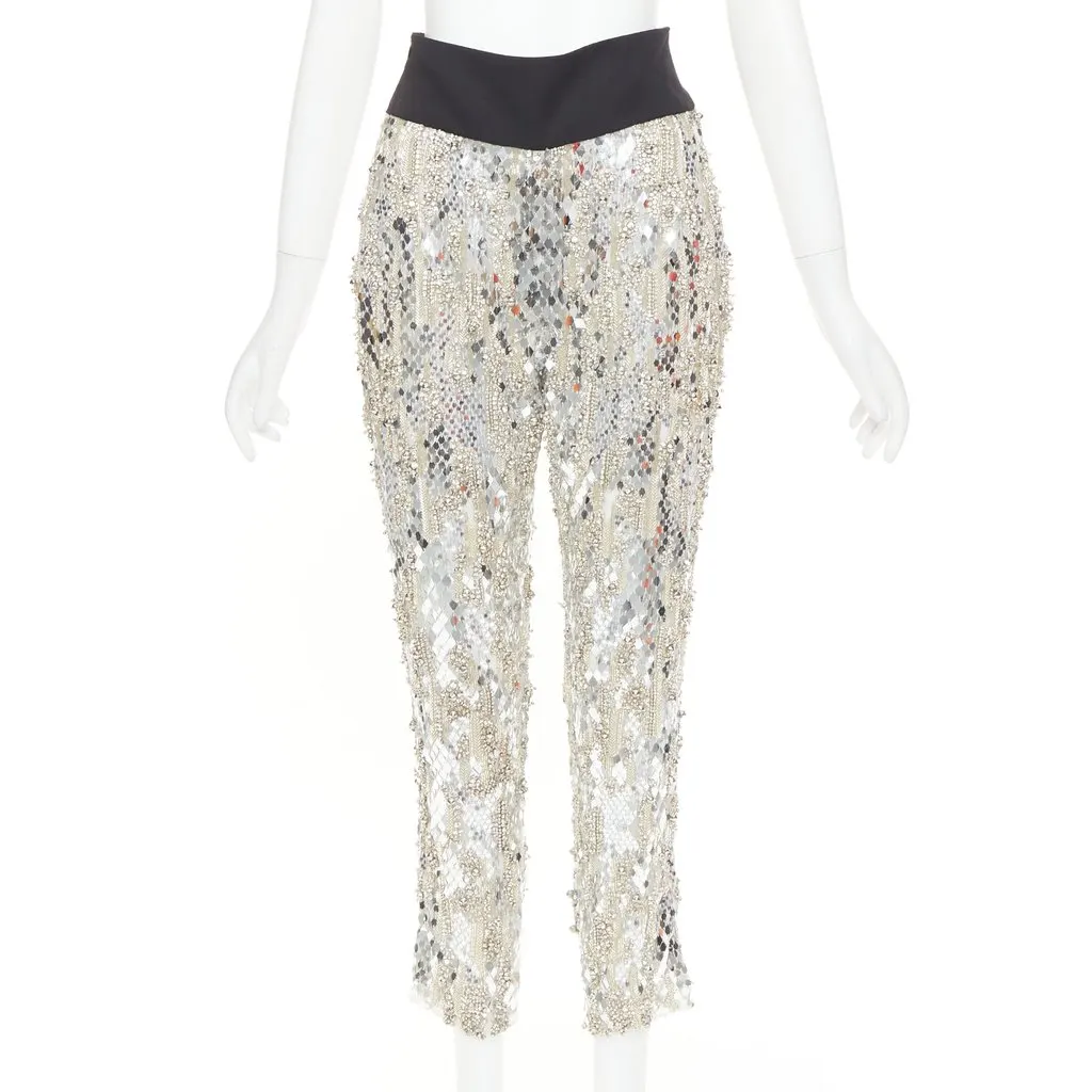 Alexandre Vauthier Silver Trouser Silver Very good - Front View