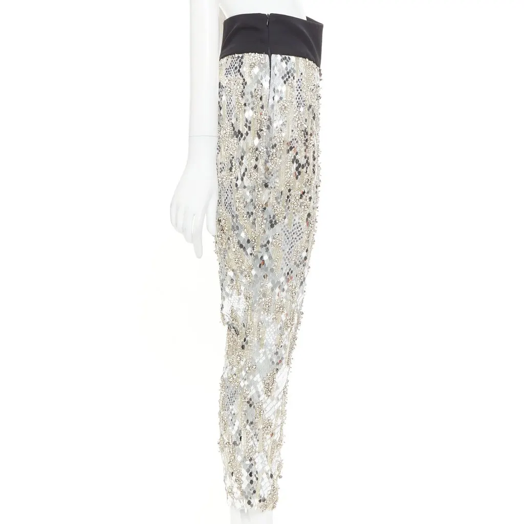 Alexandre Vauthier Silver Trouser Silver Very good - Model View
