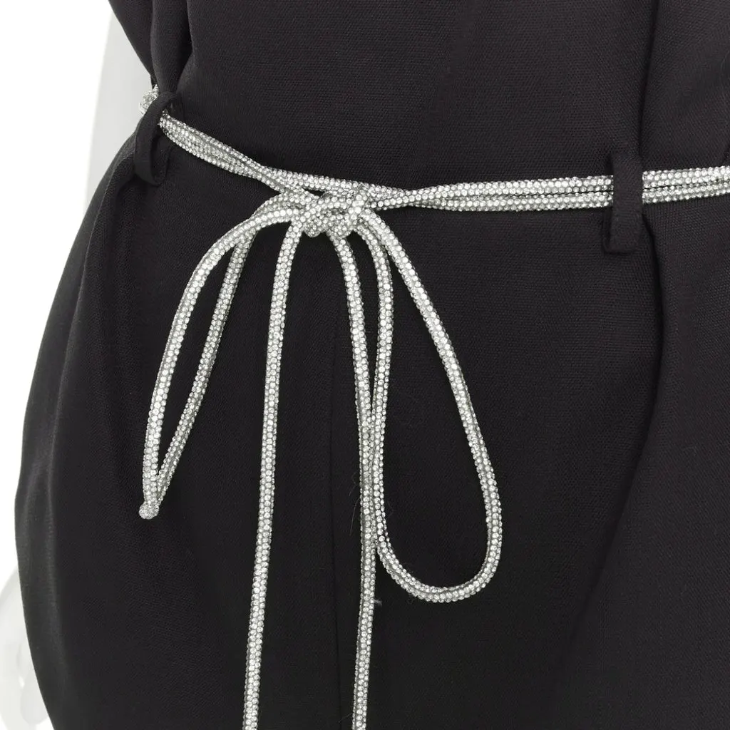 Alexandre Vauthier Black Shorts Black Very good - Back View