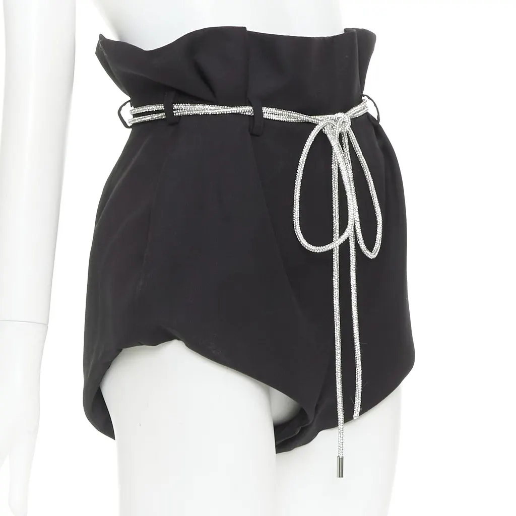 Alexandre Vauthier Black Shorts Black Very good - Inside View