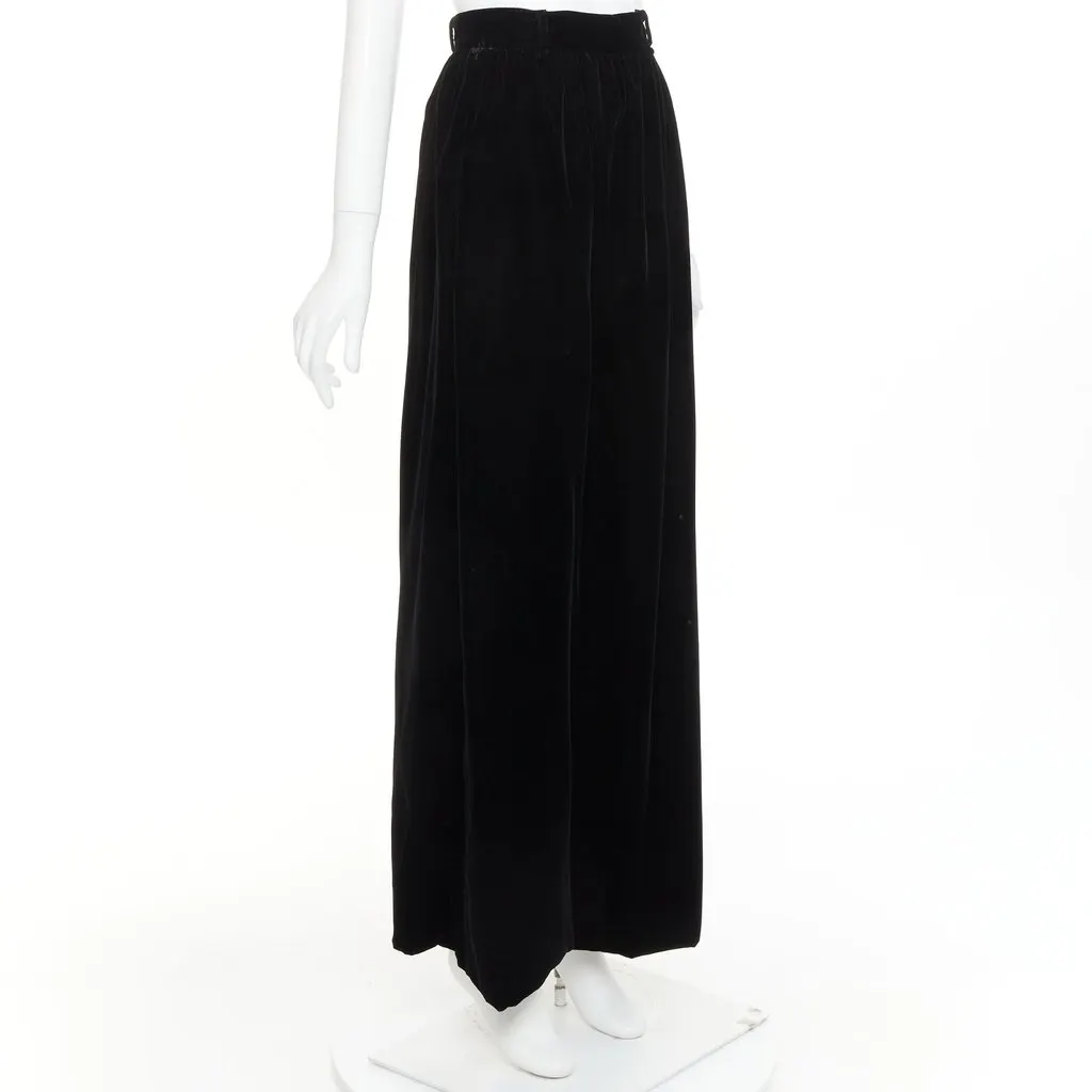 Alexandre Vauthier Black Velvet Skirt Black Velvet Very good - Inside View