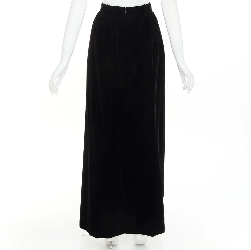 Alexandre Vauthier Black Velvet Skirt Black Velvet Very good - Box View