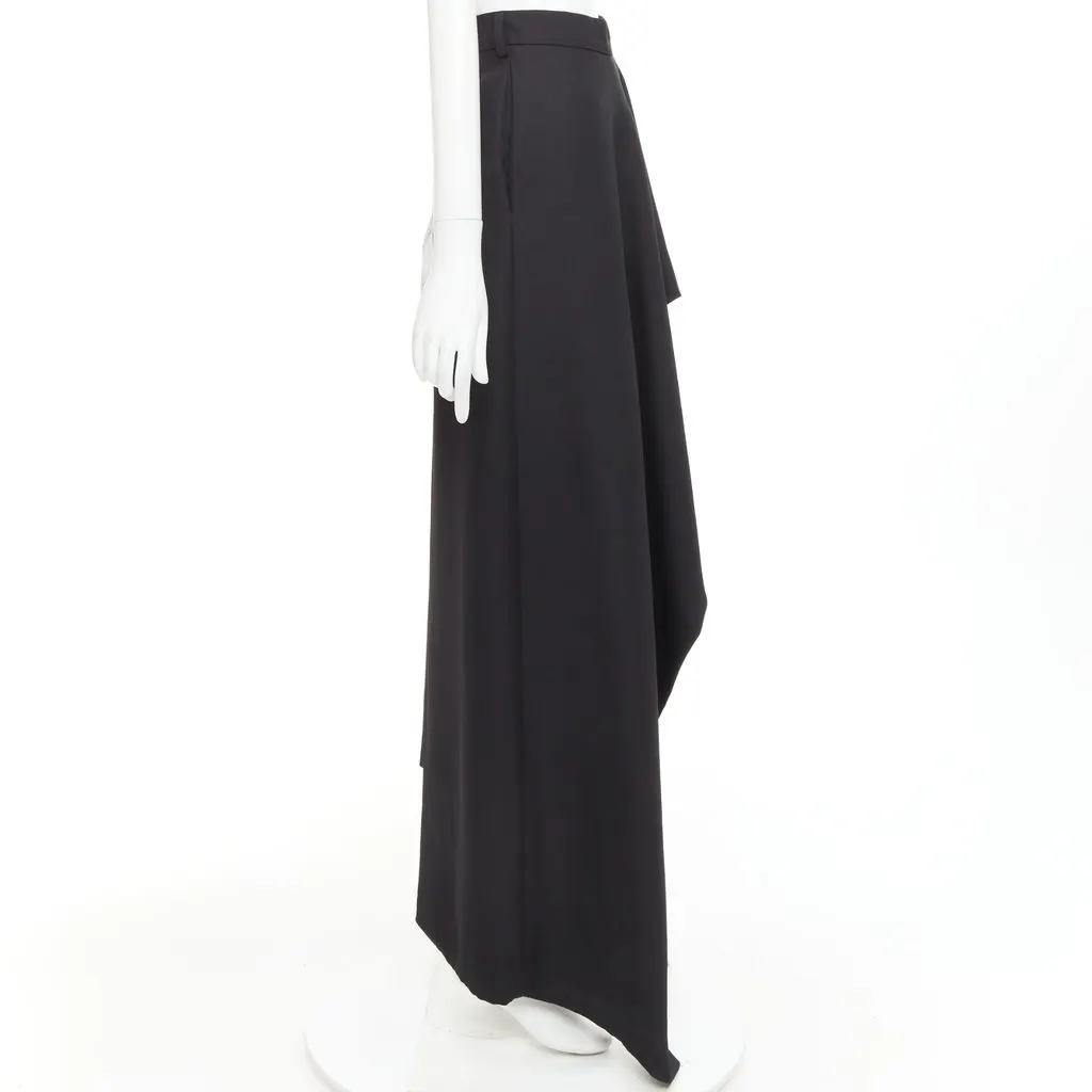 Alexandre Vauthier Black Wool Trouser Black Wool Very good - Model View