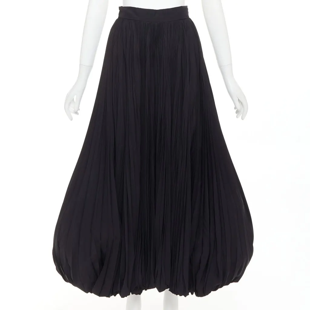 Alexandre Vauthier Black Cotton Skirt Black Cotton Very good - Front View