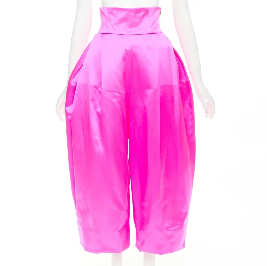 Alexandre Vauthier Pink Polyester Trouser Pink Polyester Fair - Front View