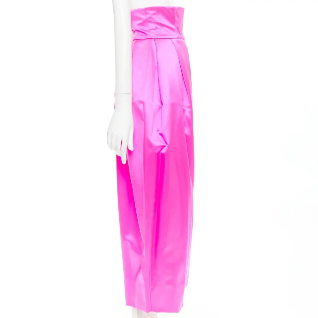 Alexandre Vauthier Pink Polyester Trouser Pink Polyester Fair - Model View