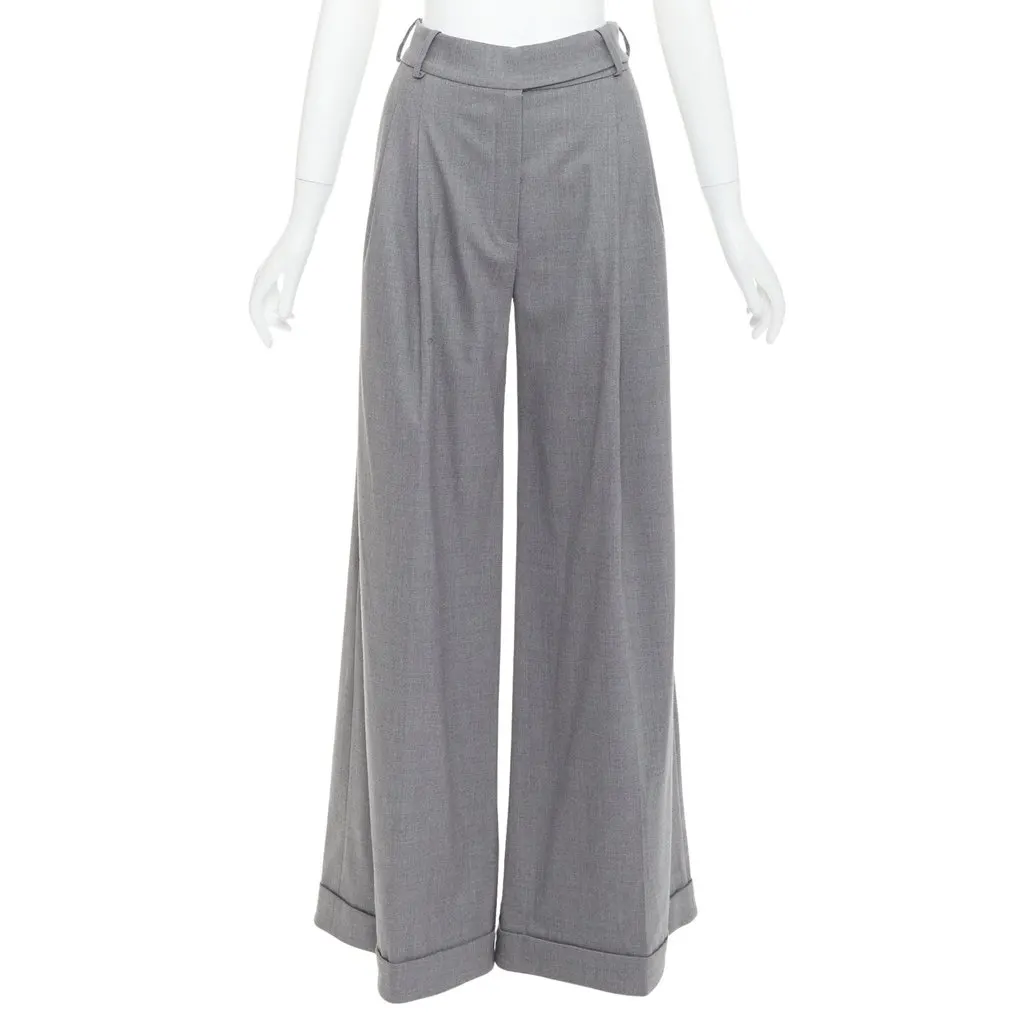 Alexandre Vauthier Grey Wool Trouser Grey Wool Very good - Front View
