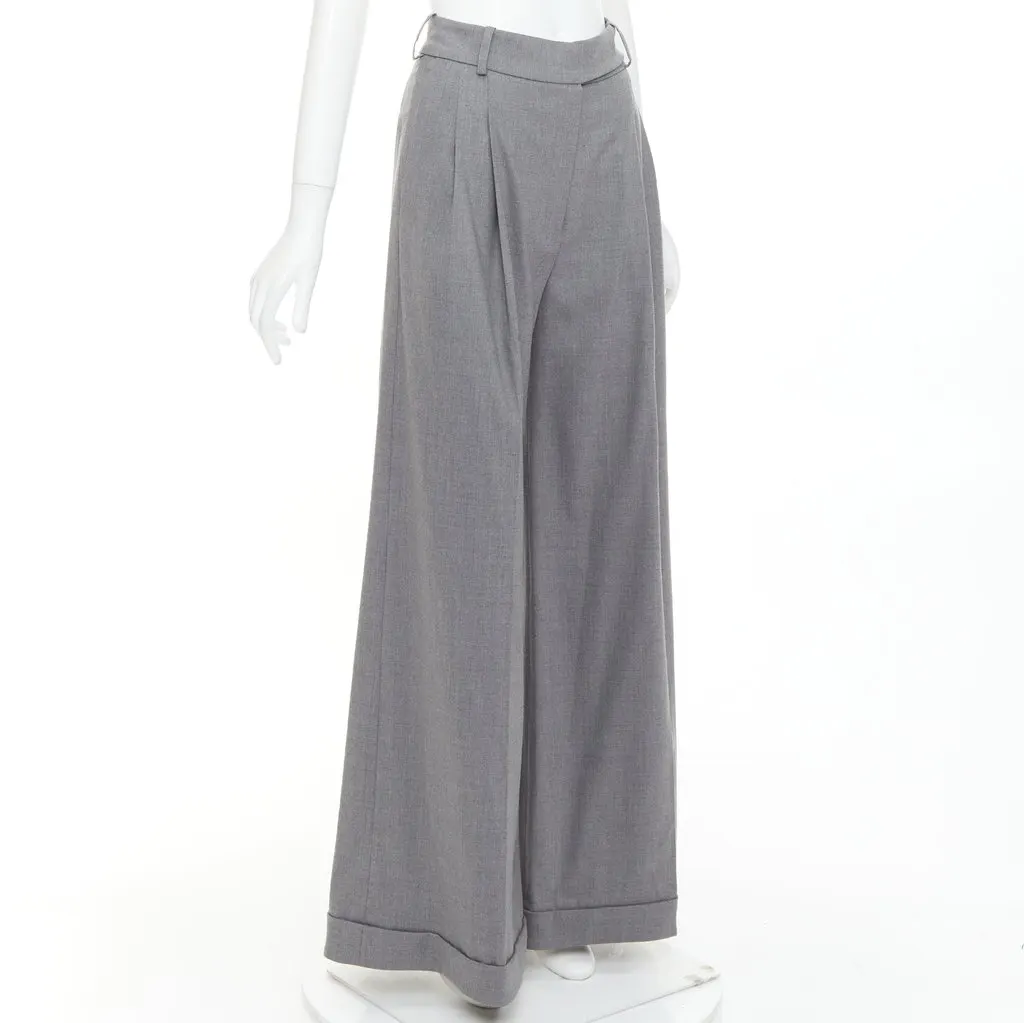 Alexandre Vauthier Grey Wool Trouser Grey Wool Very good - Inside View