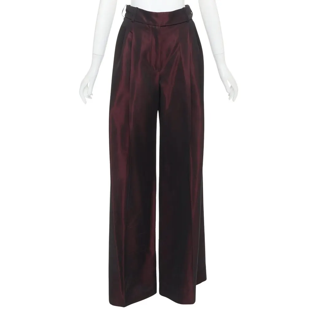 Alexandre Vauthier Burgundy Trouser Burgundy Very good - Front View