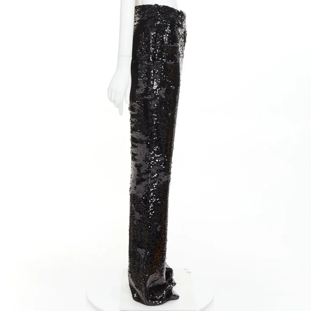 Alexandre Vauthier Black Trouser Black Very good - Model View