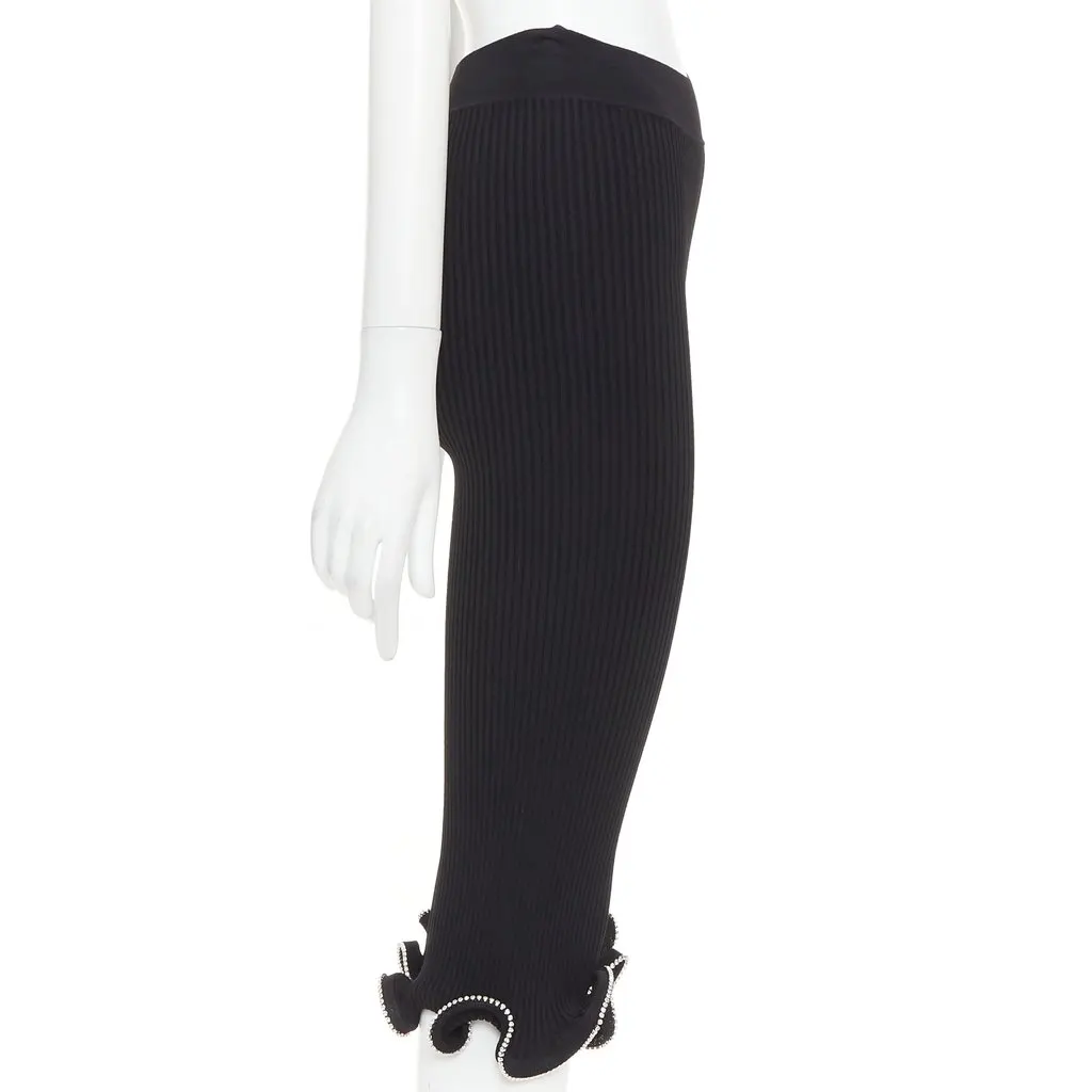 Alexandre Vauthier Black Trouser Black Very good - Model View
