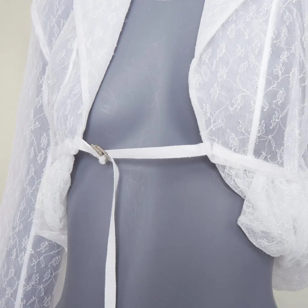 Jacquemus La Veste Dentelle White Polyamide Very good - Back View