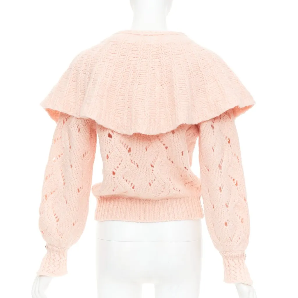 Chanel Pink Wool Knitwear Pink Wool Very good - Box View