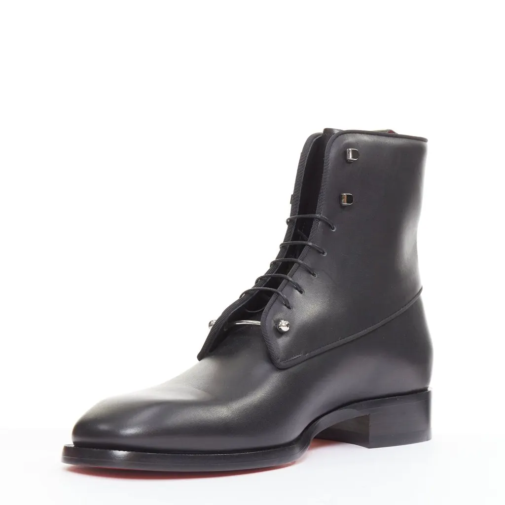 Christian Louboutin Chameliboot Flat Calf Black Leather Never worn - Model View