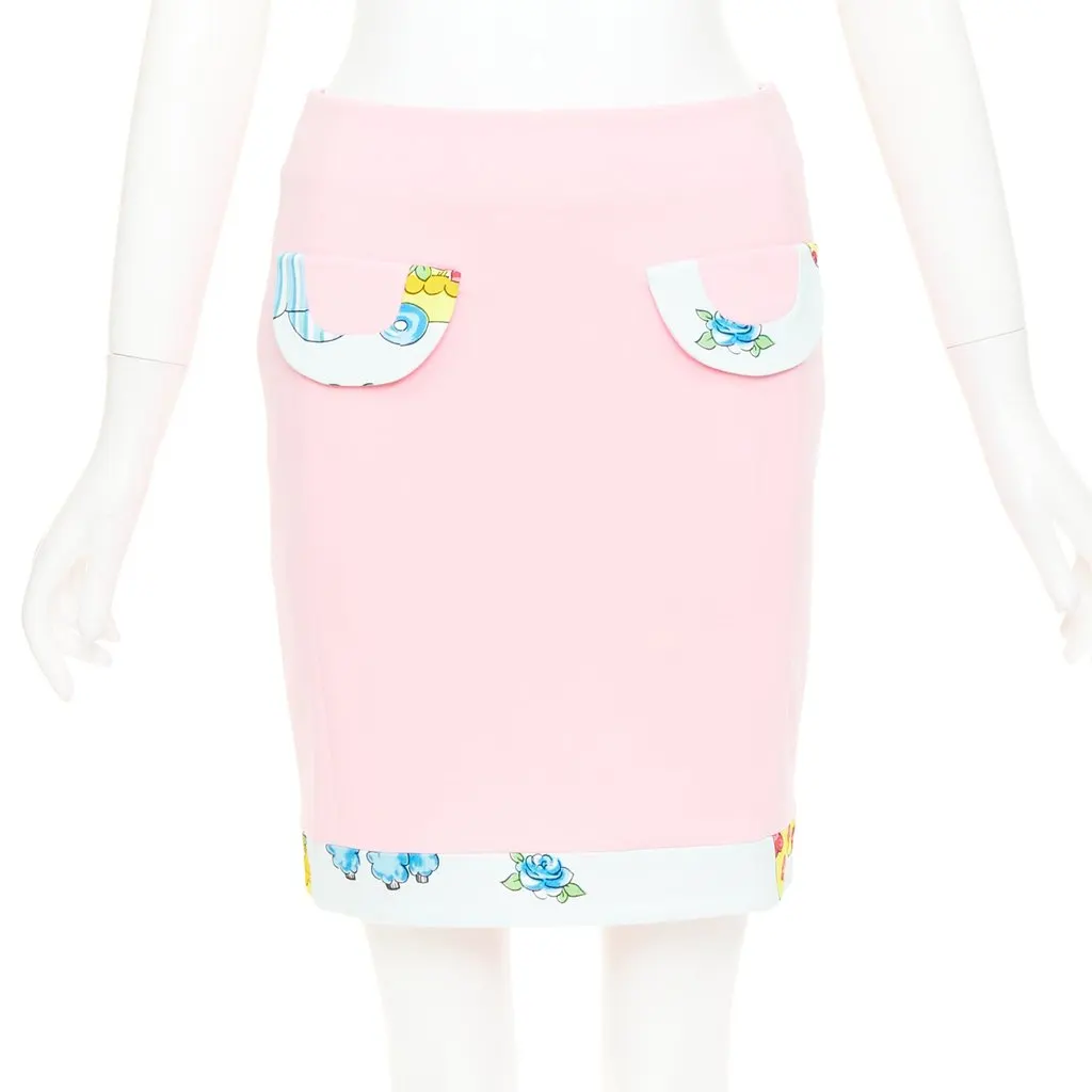 Moschino Pink Skirt Pink Never worn, with tag - Front View