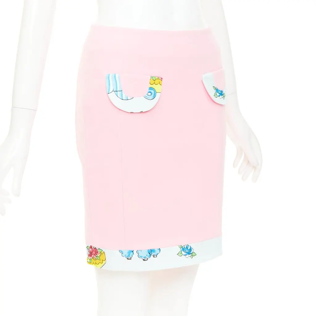 Moschino Pink Skirt Pink Never worn, with tag - Inside View