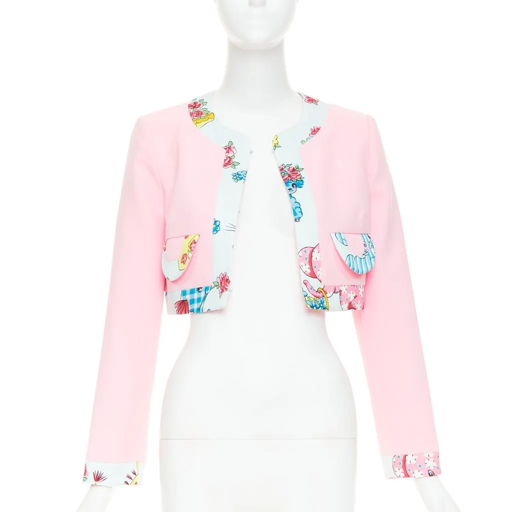 Moschino Pink Jacket Pink Never worn, with tag - Front View
