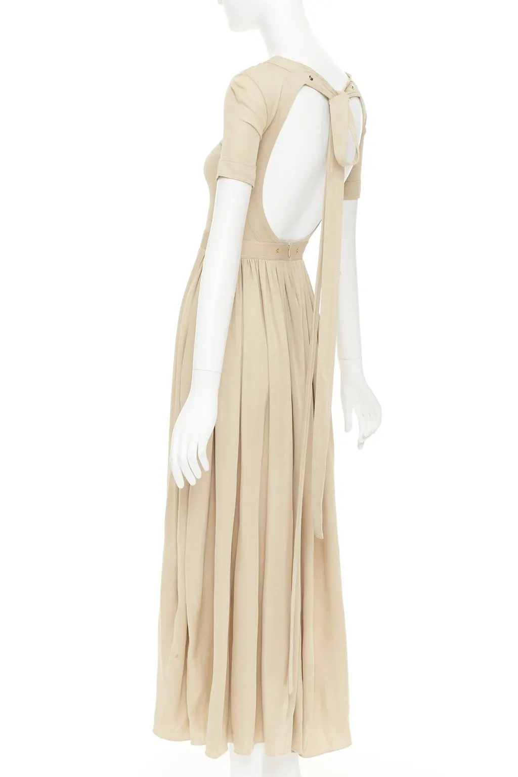 Celine Beige Viscose Dress Beige Viscose Fair - Box View