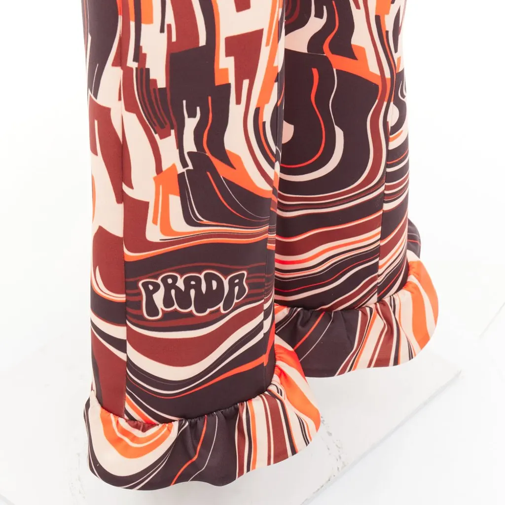 Prada Orange Trouser Orange Never worn, with tag - Back View