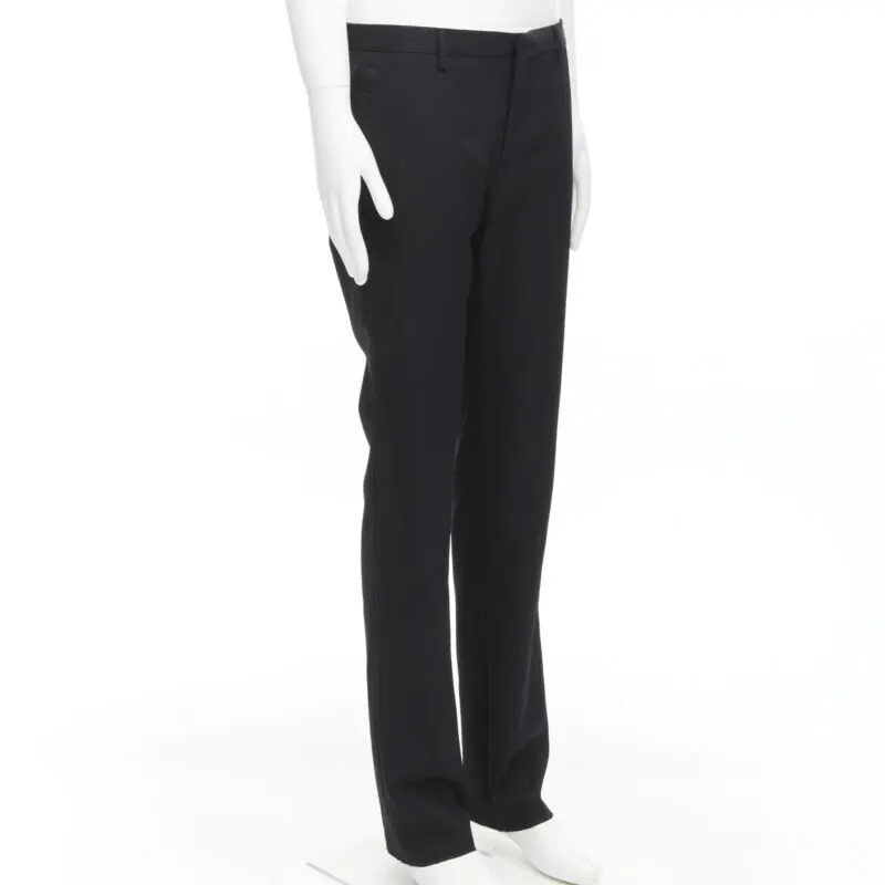 Givenchy Wool Straight Pants Black Wool Never worn - Inside View