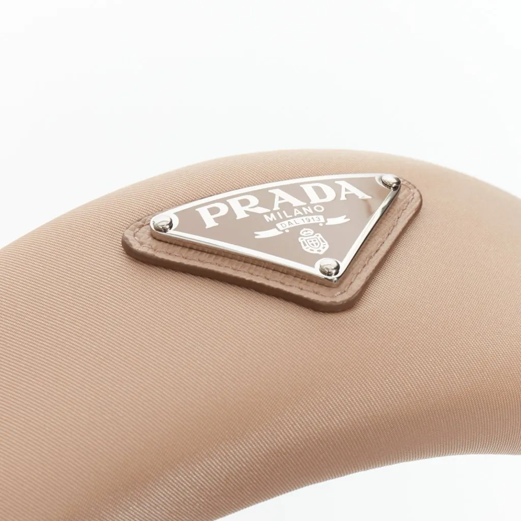 Prada Beige Silk Hats Beige Silk Very good - Back View