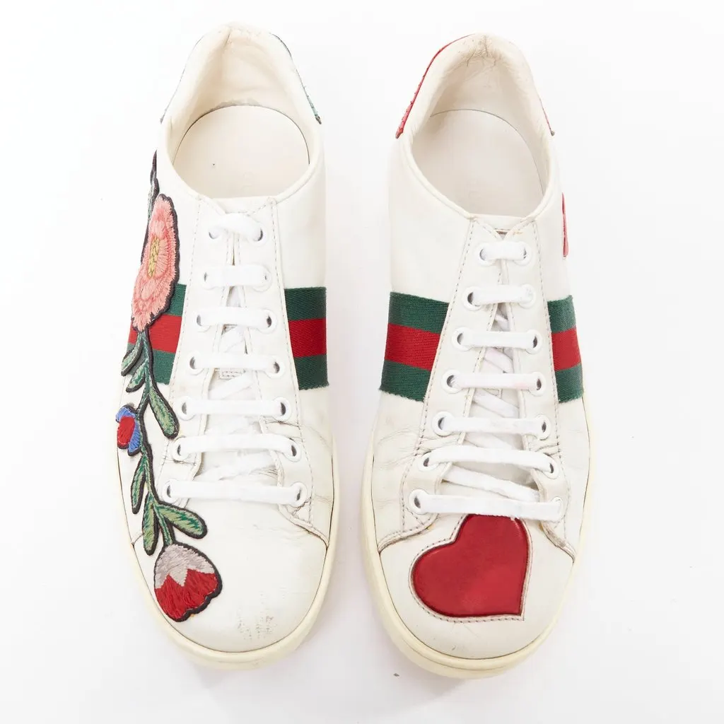 Gucci Ace White Leather Fair - Inside View