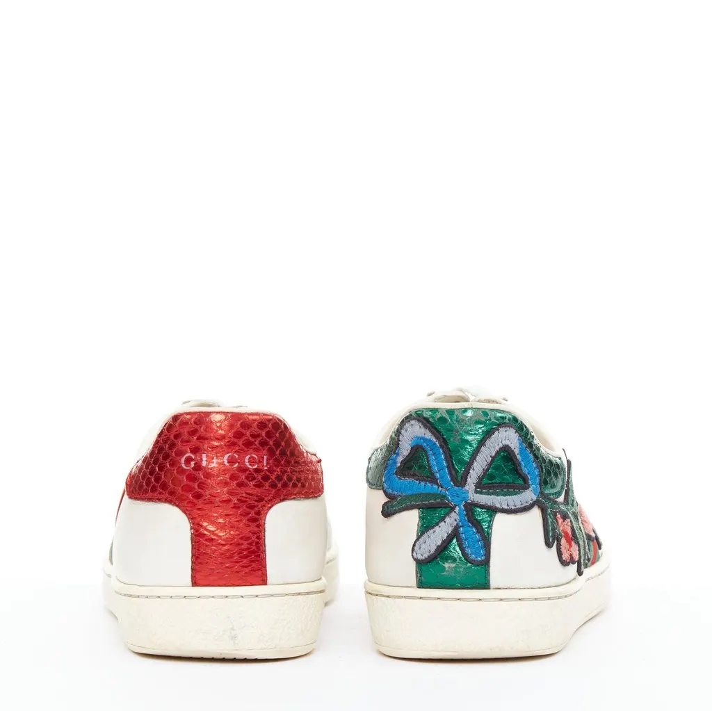 Gucci Ace White Leather Fair - Box View
