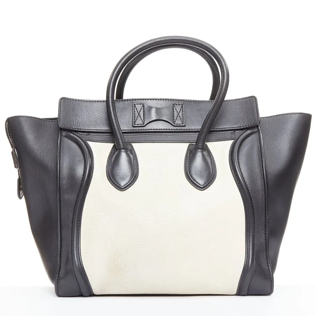Celine Luggage Mini Black Leather Fair - Box View
