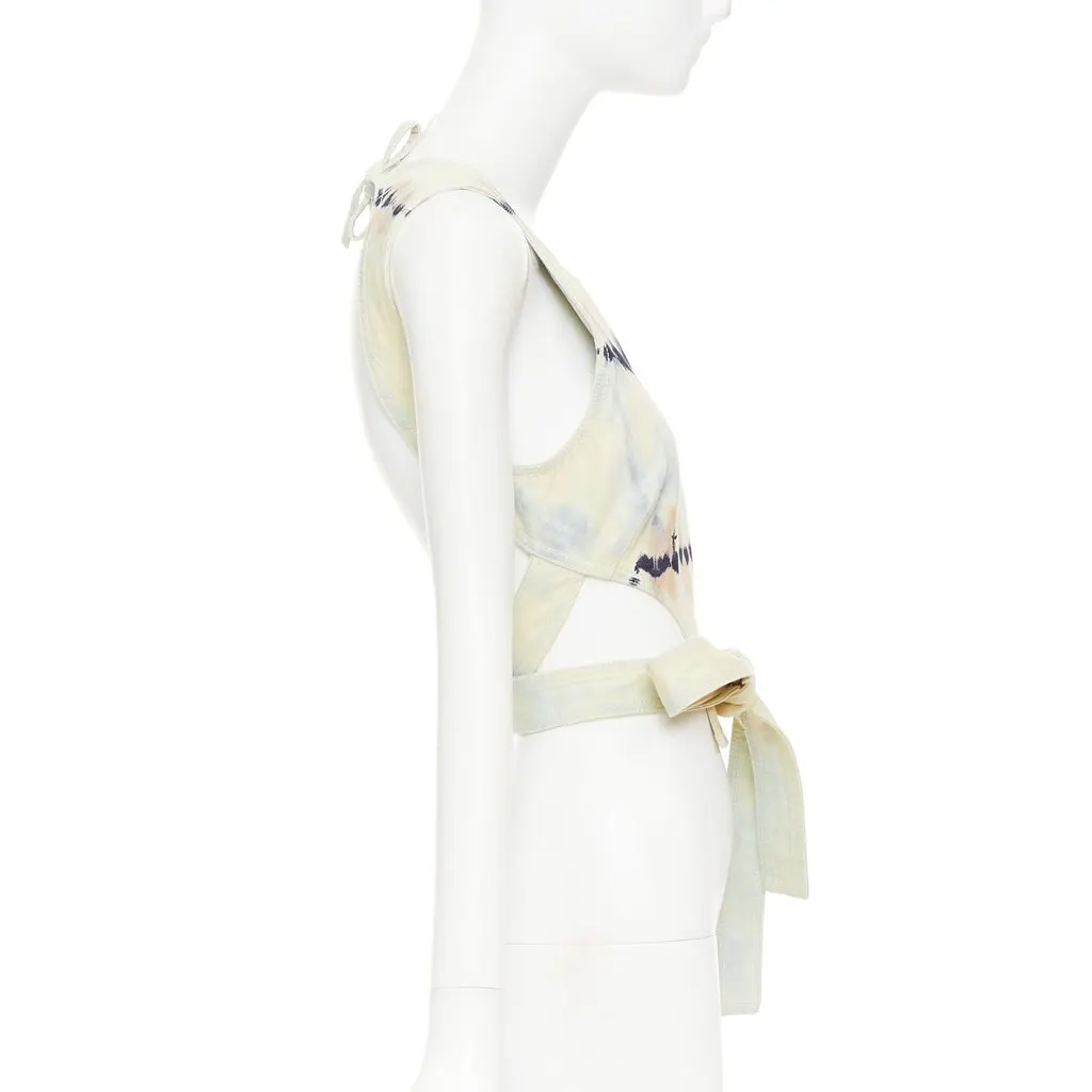 Dior MultiColor Cotton Top MultiColor Cotton Never worn, with tag - Model View