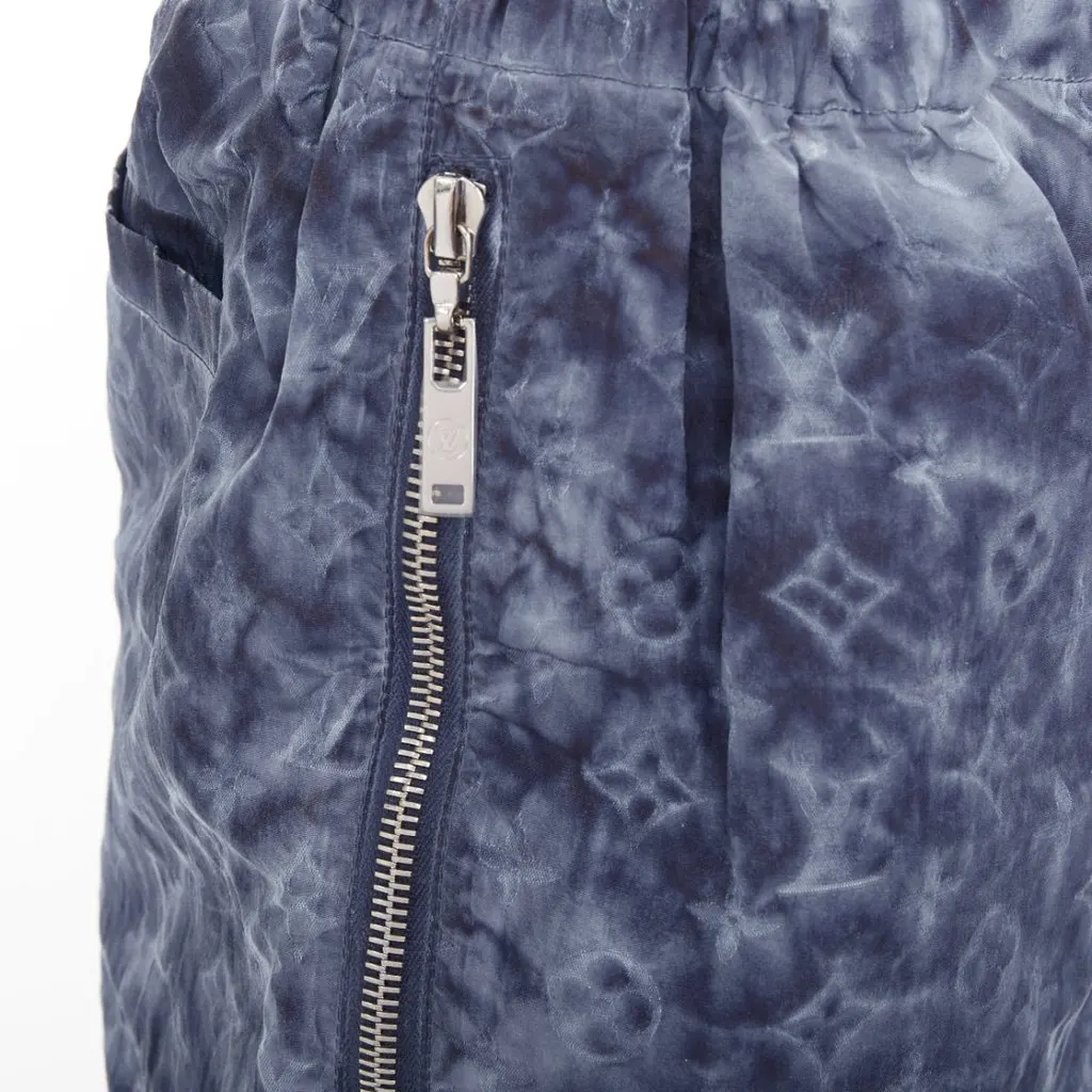 Louis Vuitton Blue Polyester Shorts Blue Polyester Very good - Back View