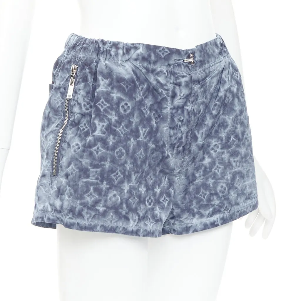 Louis Vuitton Blue Polyester Shorts Blue Polyester Very good - Inside View