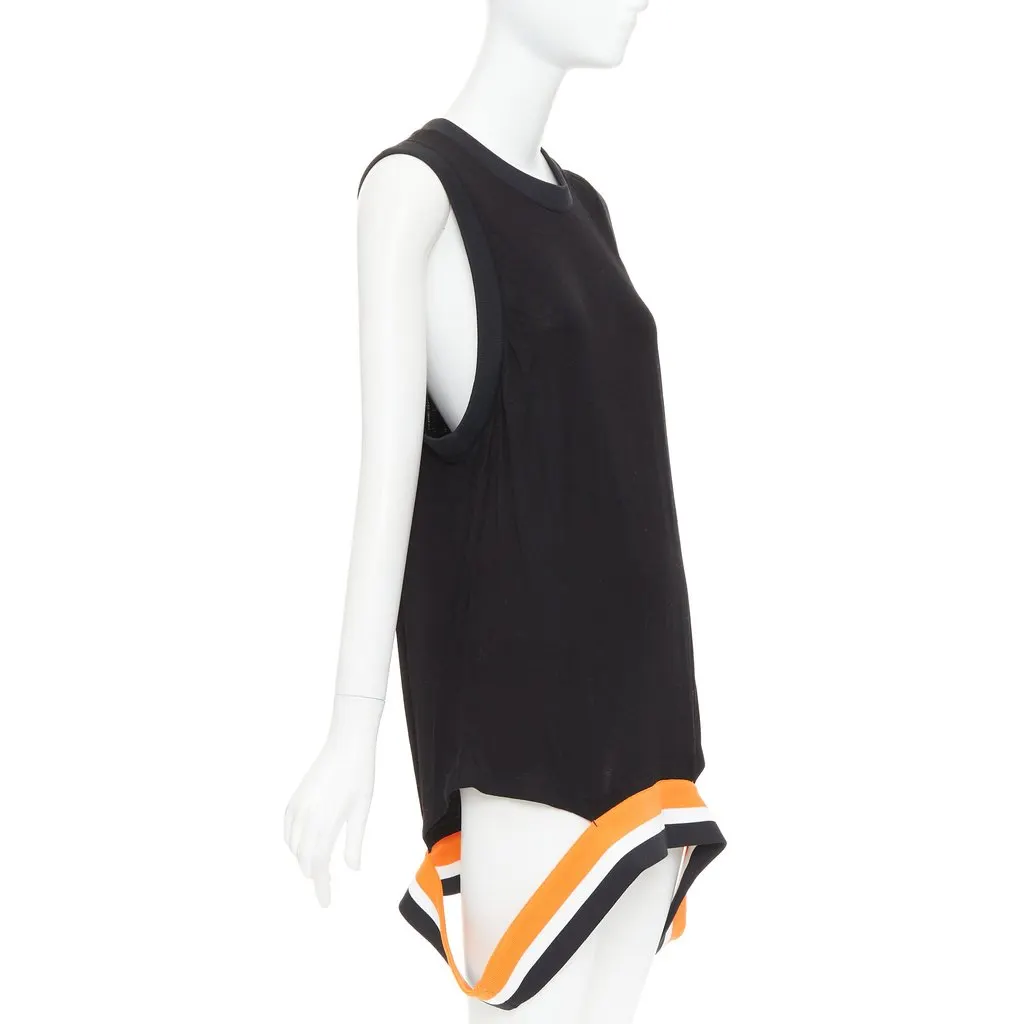 Givenchy Orange Viscose Top Orange Viscose Good - Front View