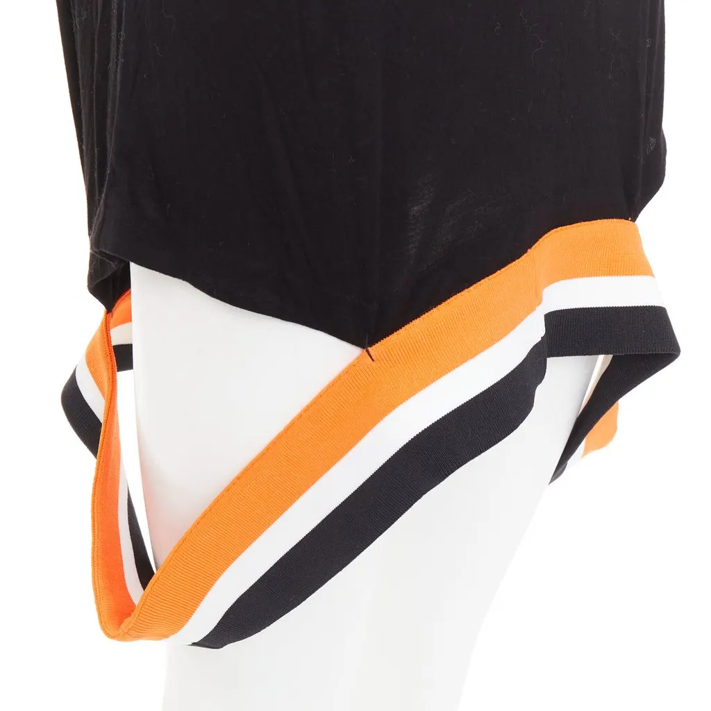 Givenchy Orange Viscose Top Orange Viscose Good - Back View