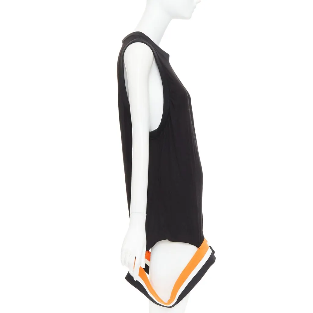 Givenchy Orange Viscose Top Orange Viscose Good - Model View