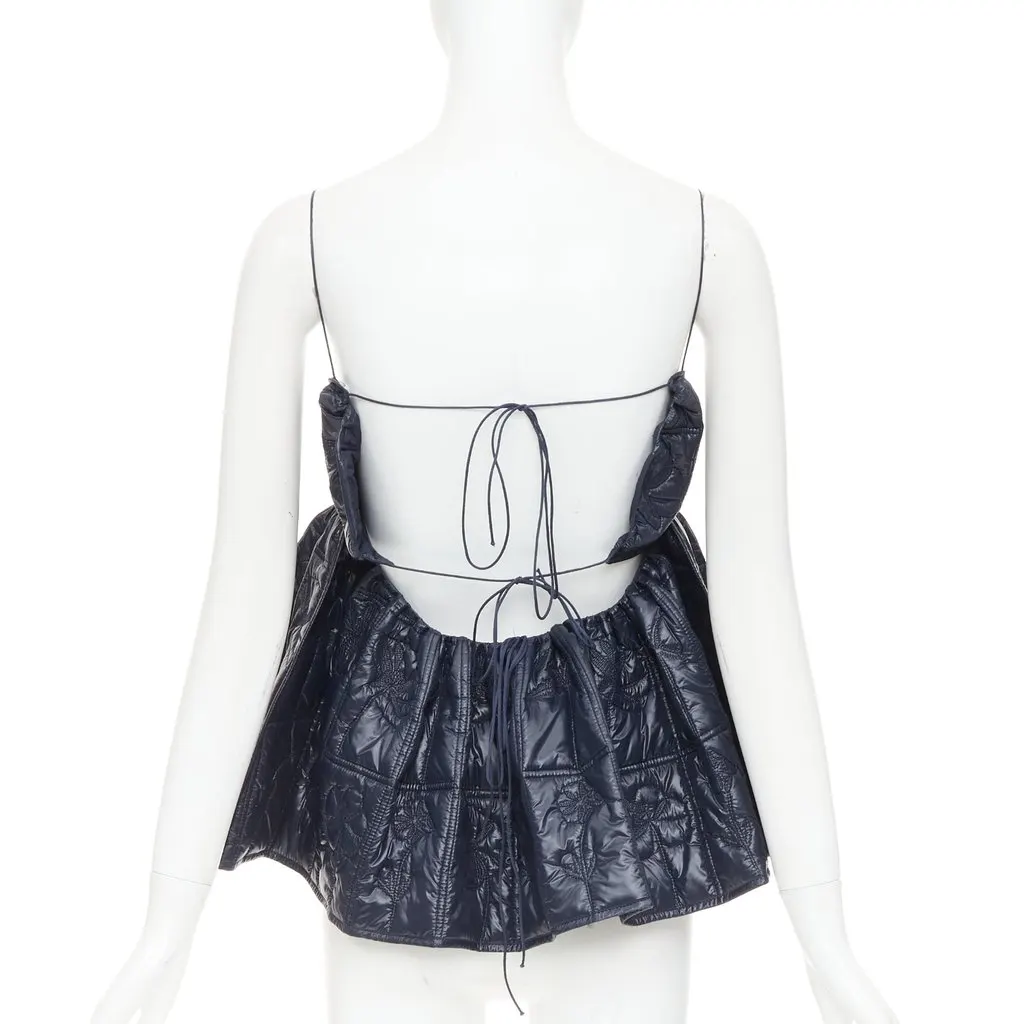 CecIlie Bahnsen Celina Navy Polyester Very good - Box View