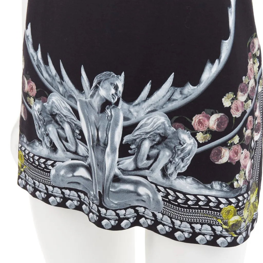 Givenchy Black Cotton Top Black Cotton Very good - Back View