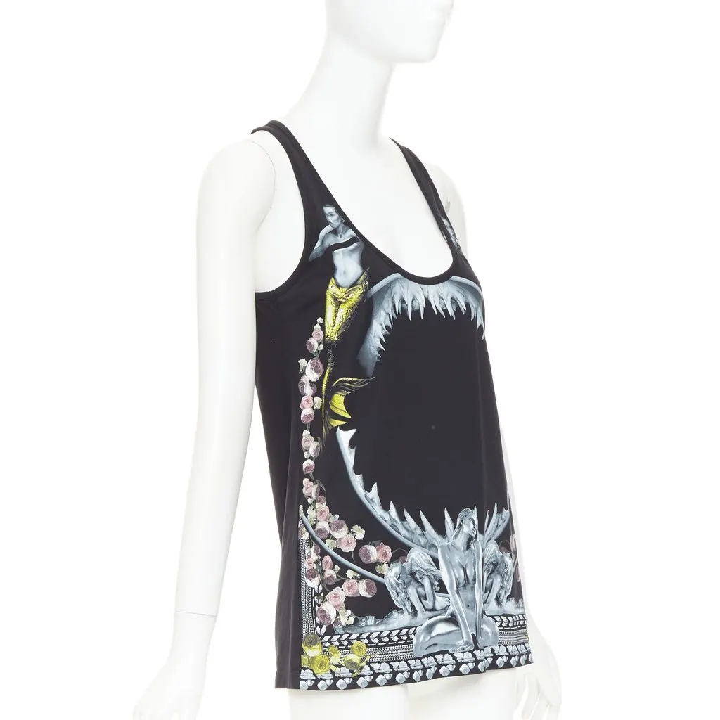 Givenchy Black Cotton Top Black Cotton Very good - Inside View