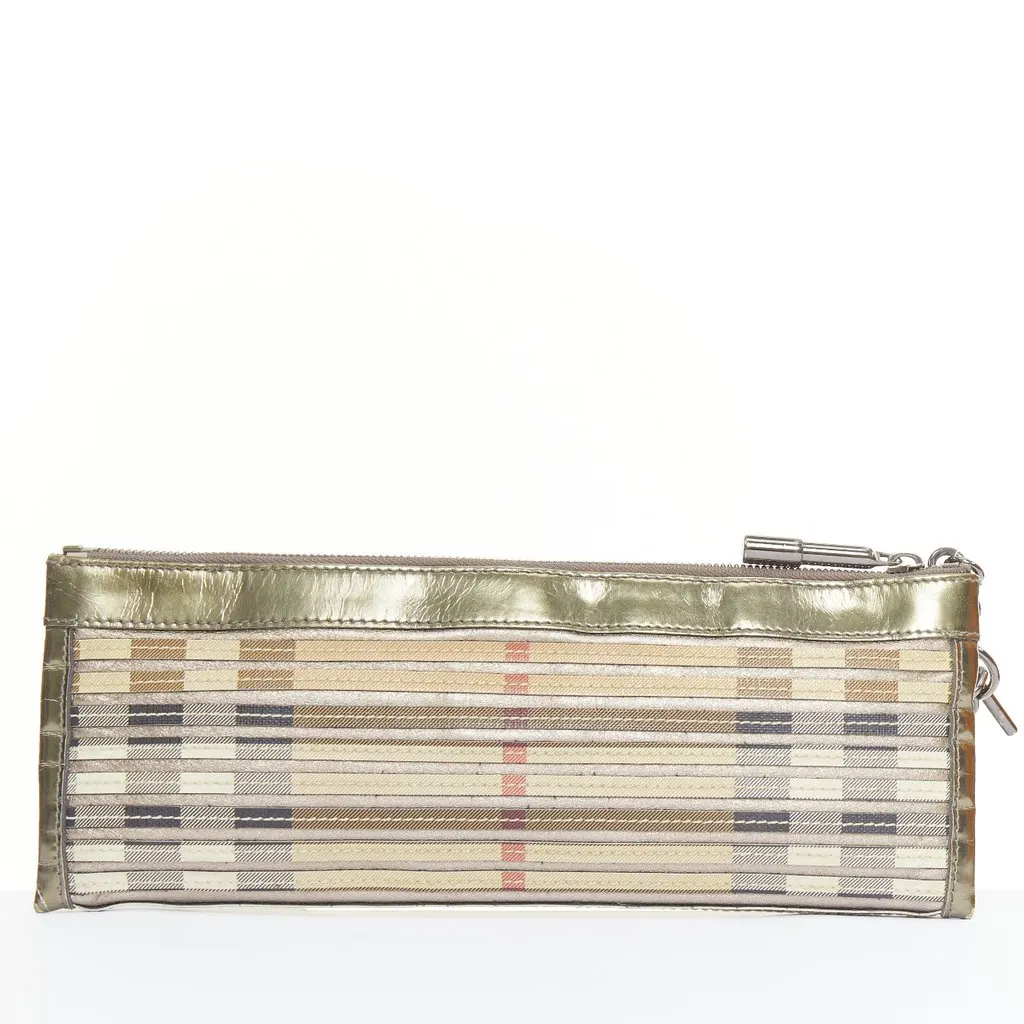 Burberry Nova Check Beige Leather Fair - Model View
