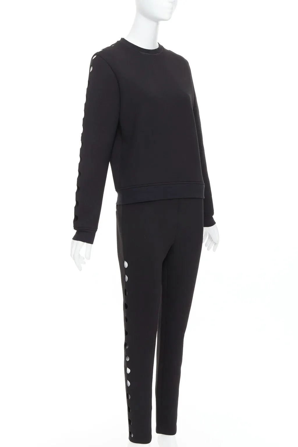 Opening Ceremony Cutout Neoprene Set Black Good - Front View