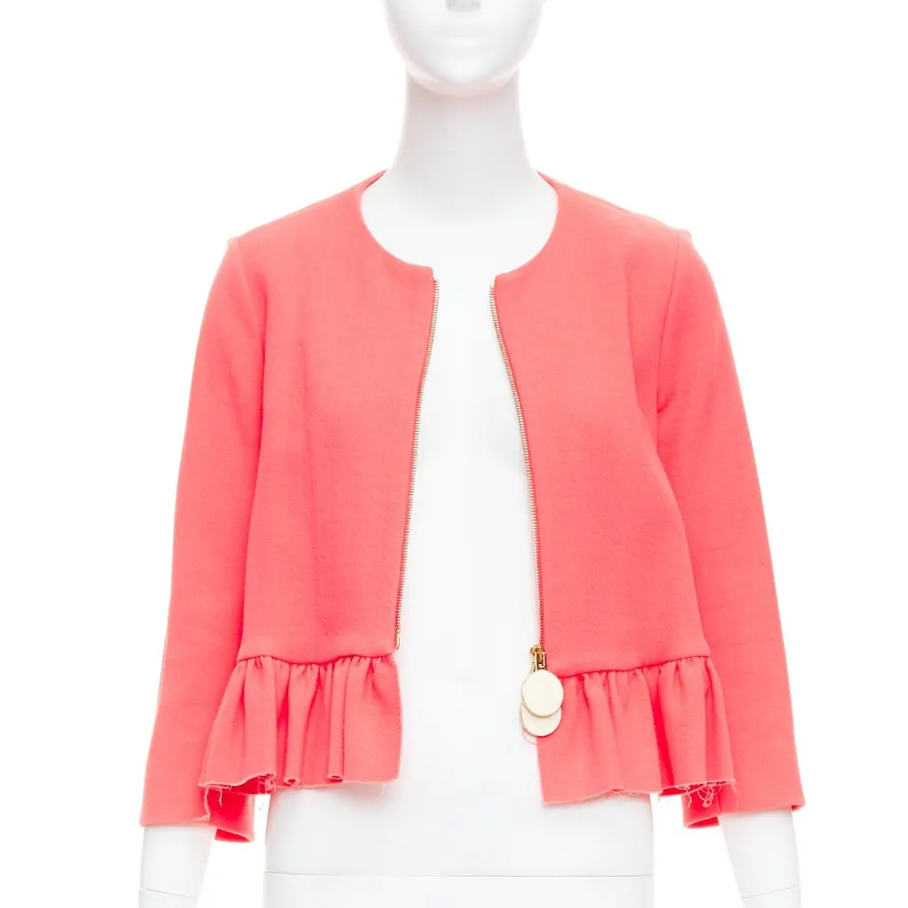 Marni Pink Cropped Jacket Pink Cotton Good - Inside View