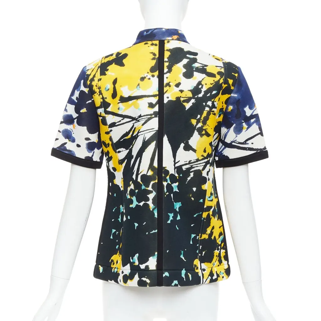 Marni Multicolor Leather Coat MultiColor Viscose Never worn - Box View