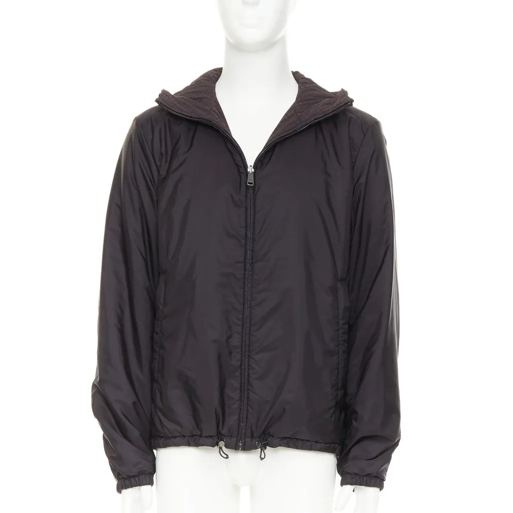 Prada Black Coat Black Very good - Front View