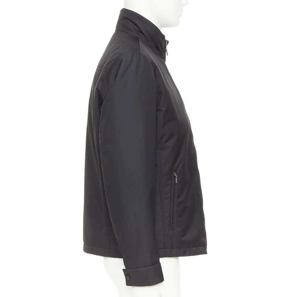 Brioni Black Polyester Coat Black Polyester Very good - Box View