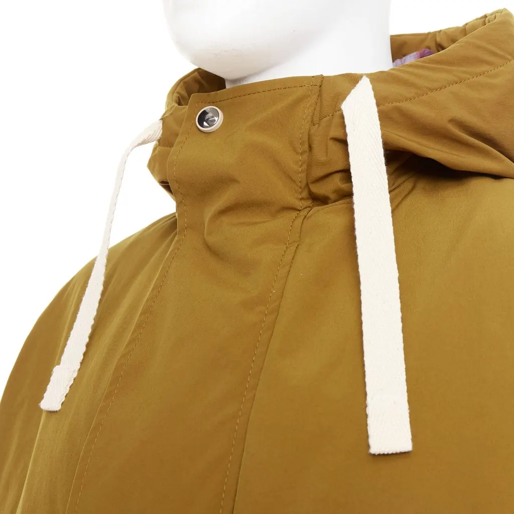 Acne Studios Brown Polyester Coat Brown Polyester Very good - Back View