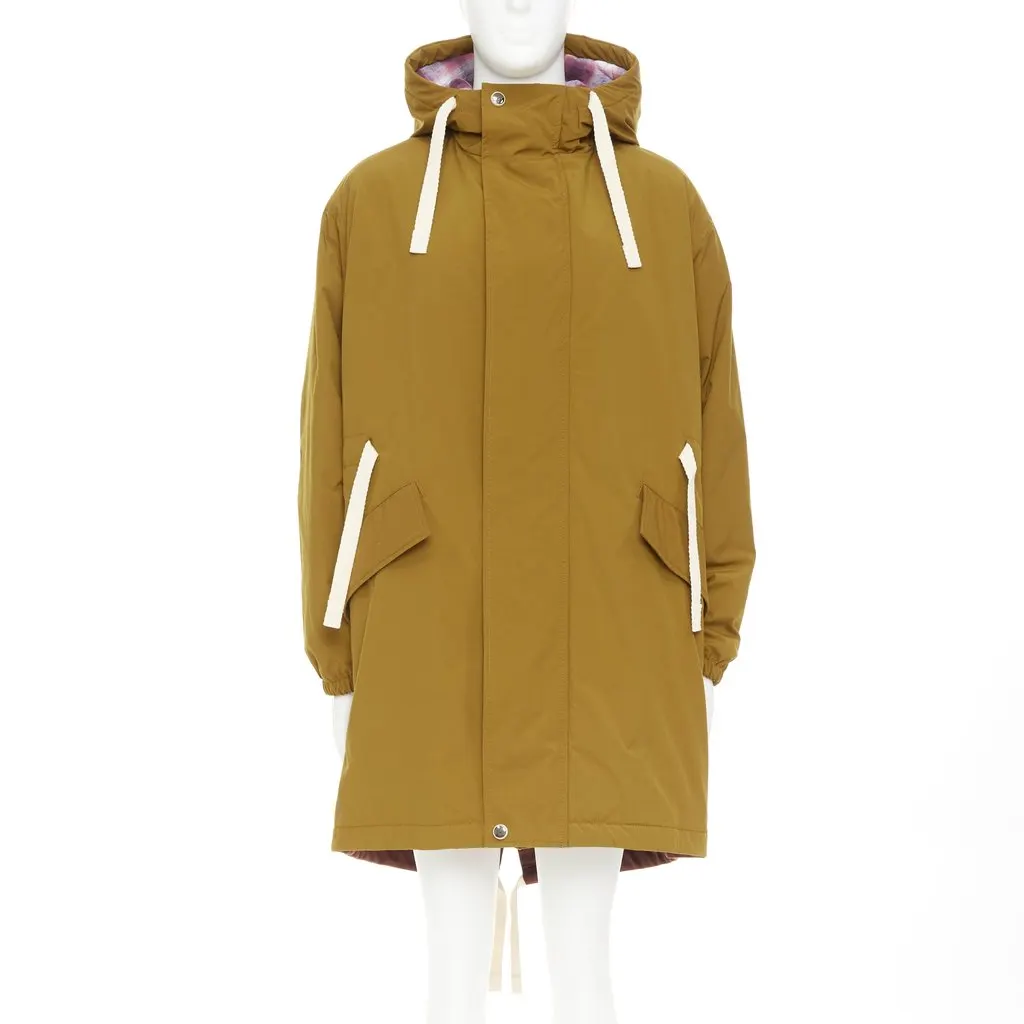 Acne Studios Brown Polyester Coat Brown Polyester Very good - Inside View