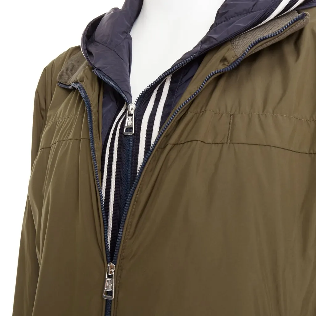 Moncler Albert Giubbotto Green Very good - Back View